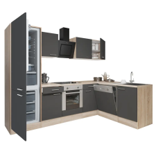 Leziter Yorki 280 sarok konyhabútor alulfagyasztós hűtős kivitelben bútor