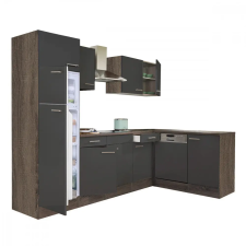 Leziter Yorki 280 sarok konyhabútor felülfagyasztós hűtős kivitelben bútor