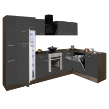 Leziter Yorki 310 sarok konyhabútor alsó sütős felülfagyasztós hűtős kivitelben bútor