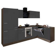 Leziter Yorki 310 sarok konyhabútor alsó sütős, polcos kivitelben bútor