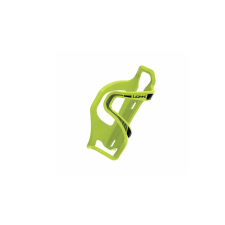 Lezyne Flow Cage SL balra nyíló kompozit műanyag kulacstartó, neon zöld kulacs, kulacstartó