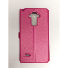 LG G4 Stylus H635 rózsaszín pink szilikon keretes könyvtok tok és táska