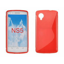 LG Google Nexus 5 D820, Szilikon tok, S-Case, piros tok és táska