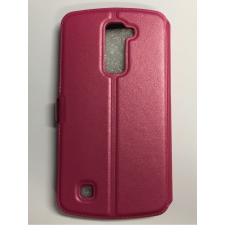LG K10 K530 rózsaszín pink szilikon keretes könyvtok tok és táska