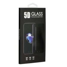 LG K41S előlapi üvegfólia, edzett, hajlított, fekete keret, 5D Full Glue mobiltelefon kellék