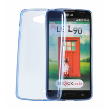 LG K8 K350N, Szilikon tok, Ultra Slim, kék tok és táska