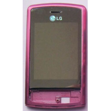 LG KE970 +plexi, Előlap, ezüst mobiltelefon, tablet alkatrész
