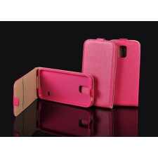 LG L Fino D290N pink rózsaszín szilikon keretes vékony flip tok tok és táska