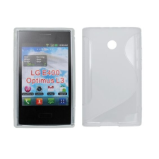 LG Optimus L3 E400, Szilikon tok, S-Case, átlátszó tok és táska