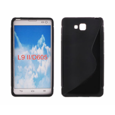 LG Optimus L9 2 D605, Szilikon tok, S-Case, fekete tok és táska