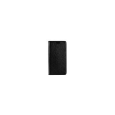 LG Smart magnet LG K9 (K8 2018) oldalra nyíló mágneses könyv tok szilikon belsővel fekete tok és táska