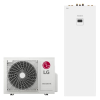 LG Therma V osztott hőszivattyú 6kW, 1 fázis + 200l HMV, R32 (HN0613T.NK0 + HU061MR.U20) (HN0613TNK0-HU061MRU20)