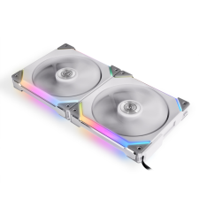 Lian Li UNI FAN SL140 RGB PWM 140mm PWM rendszerhűtő - Fehér (2db/csomag) hűtés
