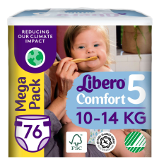 Libero Comfort Mega Pack Nadrágpelenka 10-14kg Maxi+ 5 (76db) pelenka