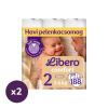 Libero INGYENES SZÁLLÍTÁS - Libero Comfort pelenka 2, 3-6 kg, HAVI PELENKACSOMAG 376 db
