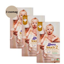 Libero Touch 2 nadrágpelenka 3-6 kg 186db MEGA (3 csomag) pelenka