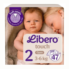 Libero Touch 2 pelenka 3-6 kg 47db pelenka