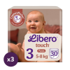 Libero Touch 3 bugyipelenka, 5-8 kg, 90 db
