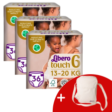 Libero Touch Jumbo Nadrágpelenka 13-20kg Junior 6 (108db) + Ajándék Libero táska pelenka