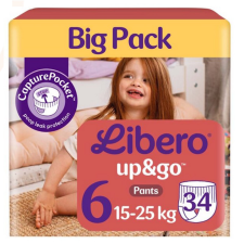  Libero Up&amp;Go 6 Big Pack bugyipelenka 15-25kg 34db pelenka