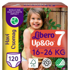Libero Up&Go havi Pelenkacsomag 16-26kg Junior 7 (120db) pelenka