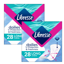 Libresse Dailies Fresh Long Tisztasági betét 2x28db intim higiénia