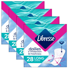 Libresse Dailies Fresh Long Tisztasági betét 4x28db intim higiénia