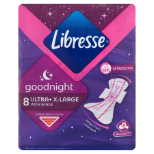 Libresse Goodnight szárnyas egészségügyi betét 8db intim higiénia