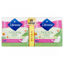 Libresse Libresse egészségügyi betét 2x10 db Natural Care Ultra Normal Economy pack intim higiénia