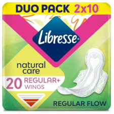 Libresse Regular+ Natural Care normál szárnyas egészségügyi Betét 20db intim higiénia