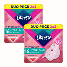 Libresse Ultra hosszú szárnyas egészségügyi Betét 2x16db intim higiénia