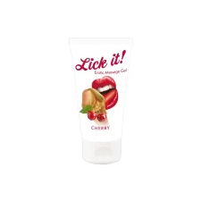 Lick-it Lick it! - 2in1 ehető síkosító - cseresznye (50 ml) síkosító