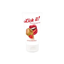Lick-it Lick it! - 2in1 ehető síkosító - eper (50 ml) (06257360000) síkosító
