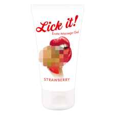 Lick-it Lick it! - 2in1 ehető síkosító - eper (50ml) síkosító