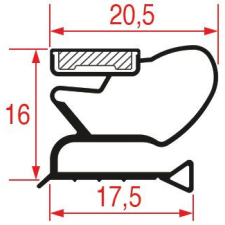 Liebherr KÖZÉPSŐ PEREMES TÖMÍTÉS 1085x580 mm beépíthető gépek kiegészítői