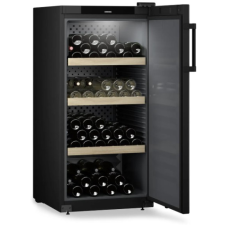 Liebherr WSBL 4201 borhűtő, 141 palackos, 59.7x76.3x128.4 cm, fekete borhűtőgép