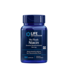 Life Extension Flush Mentes Niacin (Inositol Hexanicotinate) 800 mg (100 Kapszula) vitamin és táplálékkiegészítő