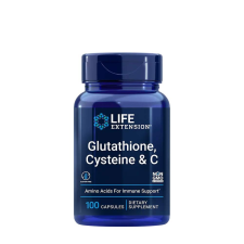 Life Extension Glutation, Cisztein &amp; C-vitamin kapszula - Glutathione, Cysteine &amp; C (100 Veg Kapszula) vitamin és táplálékkiegészítő