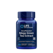 Life Extension Koffeinmentes Zöld Tea Kivonat kapszula - Decaffeinated Mega Green Tea Extract (100 Veg Kapszula) vitamin és táplálékkiegészítő