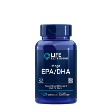 Life Extension Mega EPA/DHA Halolaj (120 Lágykapszula) vitamin és táplálékkiegészítő