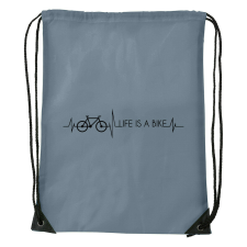 Life is a bike - Sport táska szürke tornazsák
