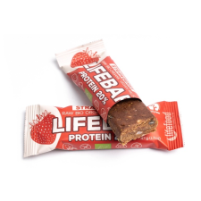 Lifefood - Lifebar Protein szelet eper, BIO, 47 g *CZ-BIO-002 certifikát reform élelmiszer