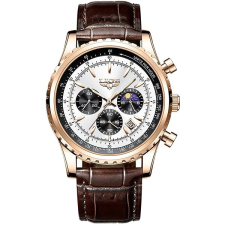 LIGE Man 8989-10 rose gold silver karóra