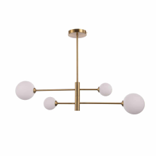 Light Prestige Dorado Chandelier függőlámpa 4x G9 Gold üvegbúrák Light Prestige világítás