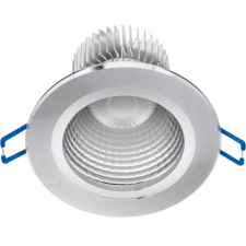 Lightech Mennyezeti lámpatest 7W süllyesztett LED DOWNLIGHT MÉLY, kerek 4000K 560lm ezüst világítás