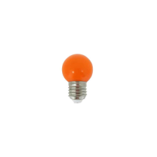 LightMe LED fényforrás kisgömb forma E27 1W narancssárga (LM85255) (LM85255) izzó
