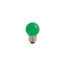 LightMe LED fényforrás kisgömb forma E27 1W zöld (LM85252) (LM85252) izzó