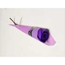  Lila illatos szappanrózsa díszcsomagolásban( 5cm. ) szappan