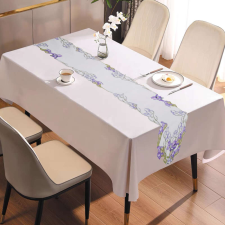 Lila írisz mintás húsvéti asztali futó - 20X160 CM party kellék