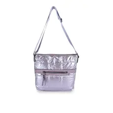  Lila PVC Anyagú Steppelt Válltáska
